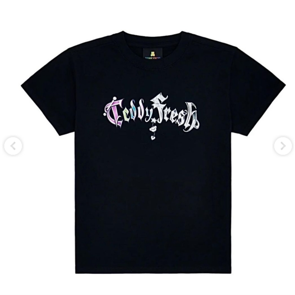 Teddy Fresh x Happy Tears Ink - Tattoo Baby Tee - Size XS